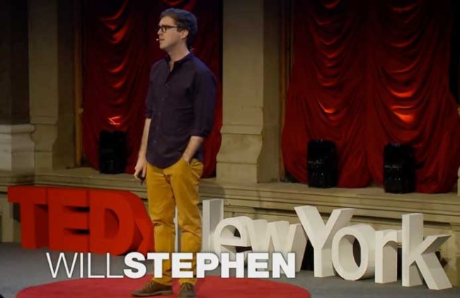 content free TEDx talk that is actually satire of TEDx