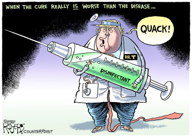 wingnut in chief plays doctor