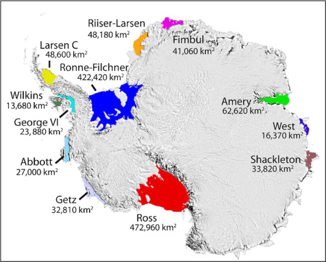 Antarctic Ice shelf